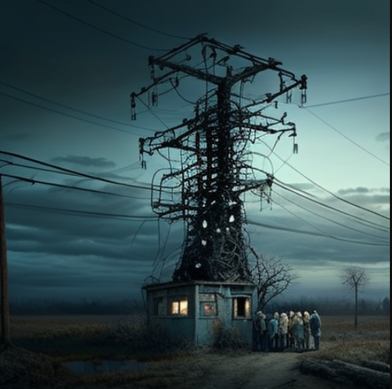 Image de science fiction d'un paysage désolé tel que décrit dans Ravage de Barjavel